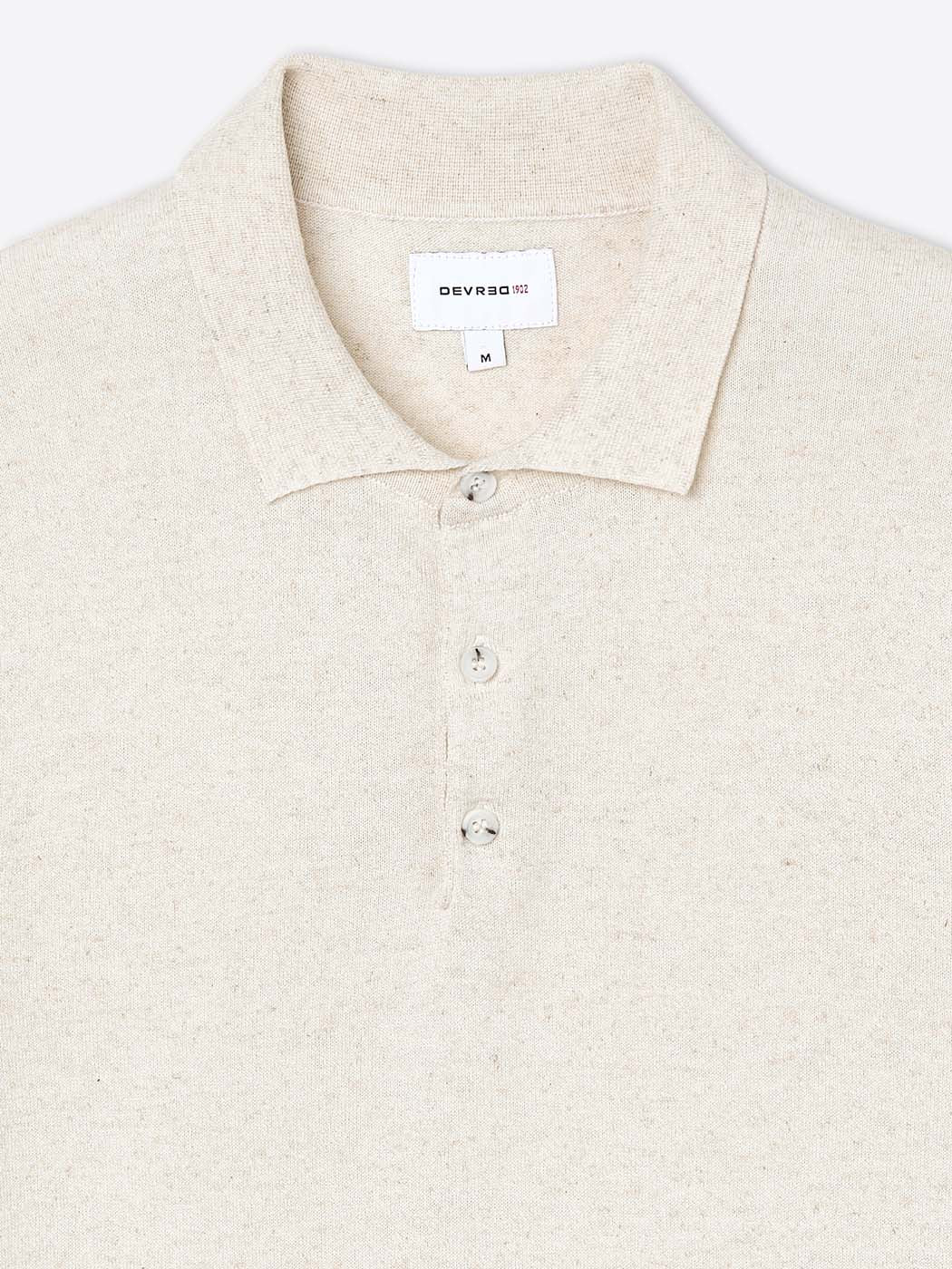 Polo col boutonné en maille - DEVRED 1902
