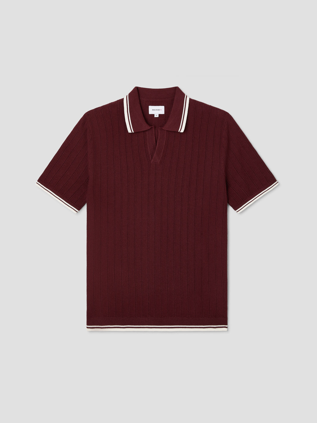 Polo col ouvert en coton biologique - DEVRED 1902