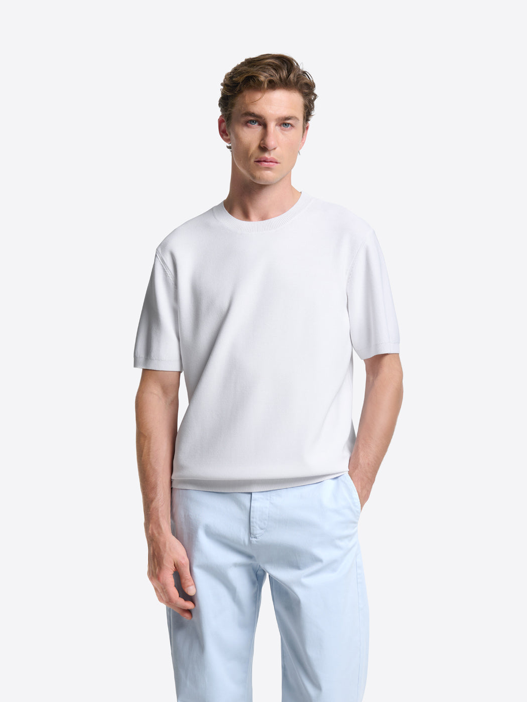 T-shirt col rond en maille - DEVRED 1902