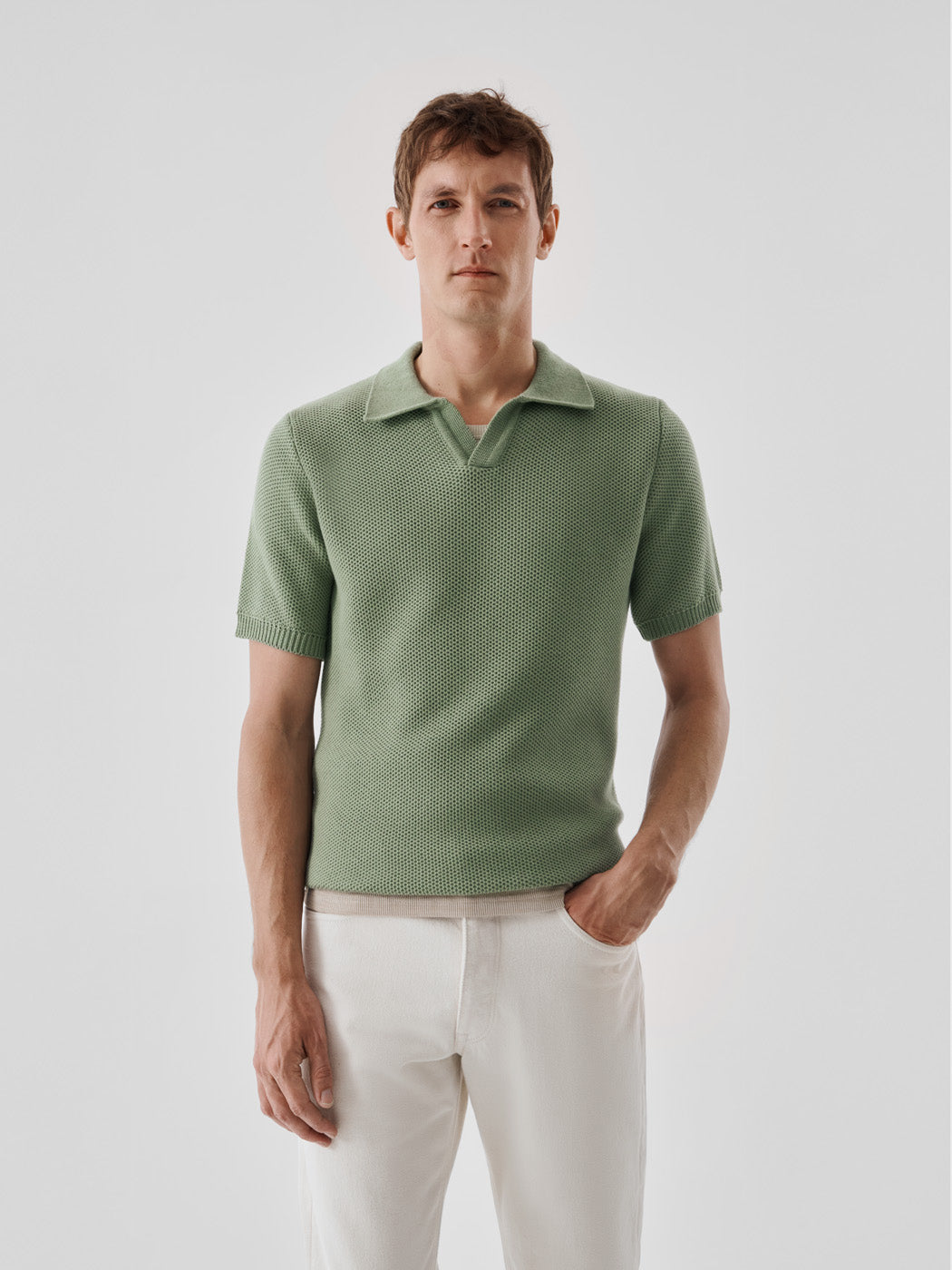 Polo col ouvert en maille - DEVRED 1902