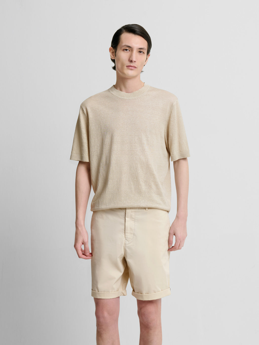 T-shirt maille col rond en lin - DEVRED 1902