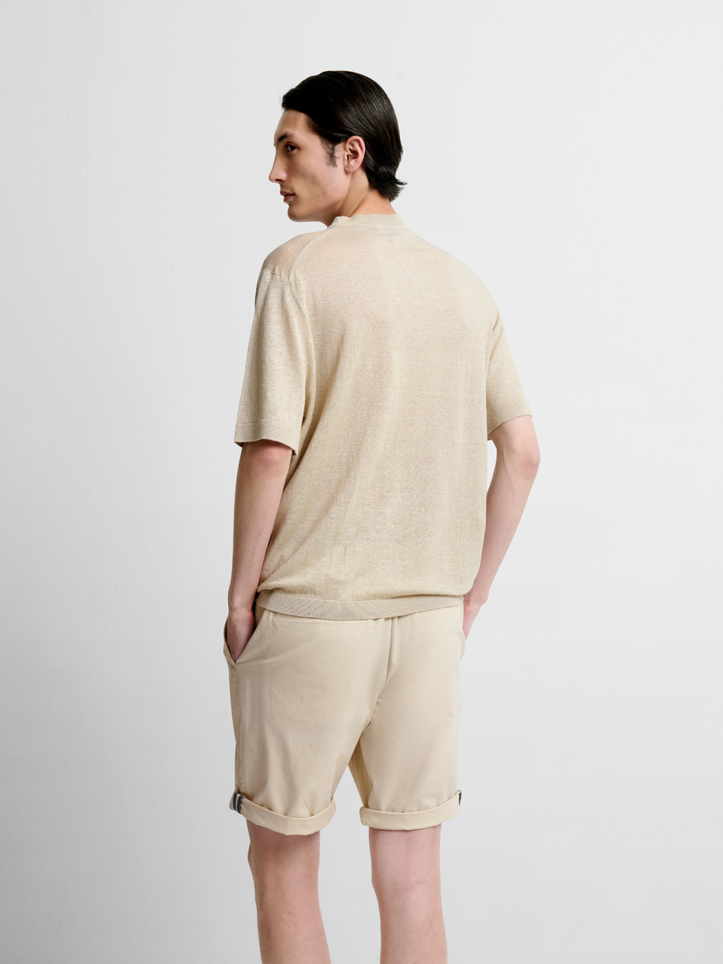 T-shirt maille col rond en lin - DEVRED 1902