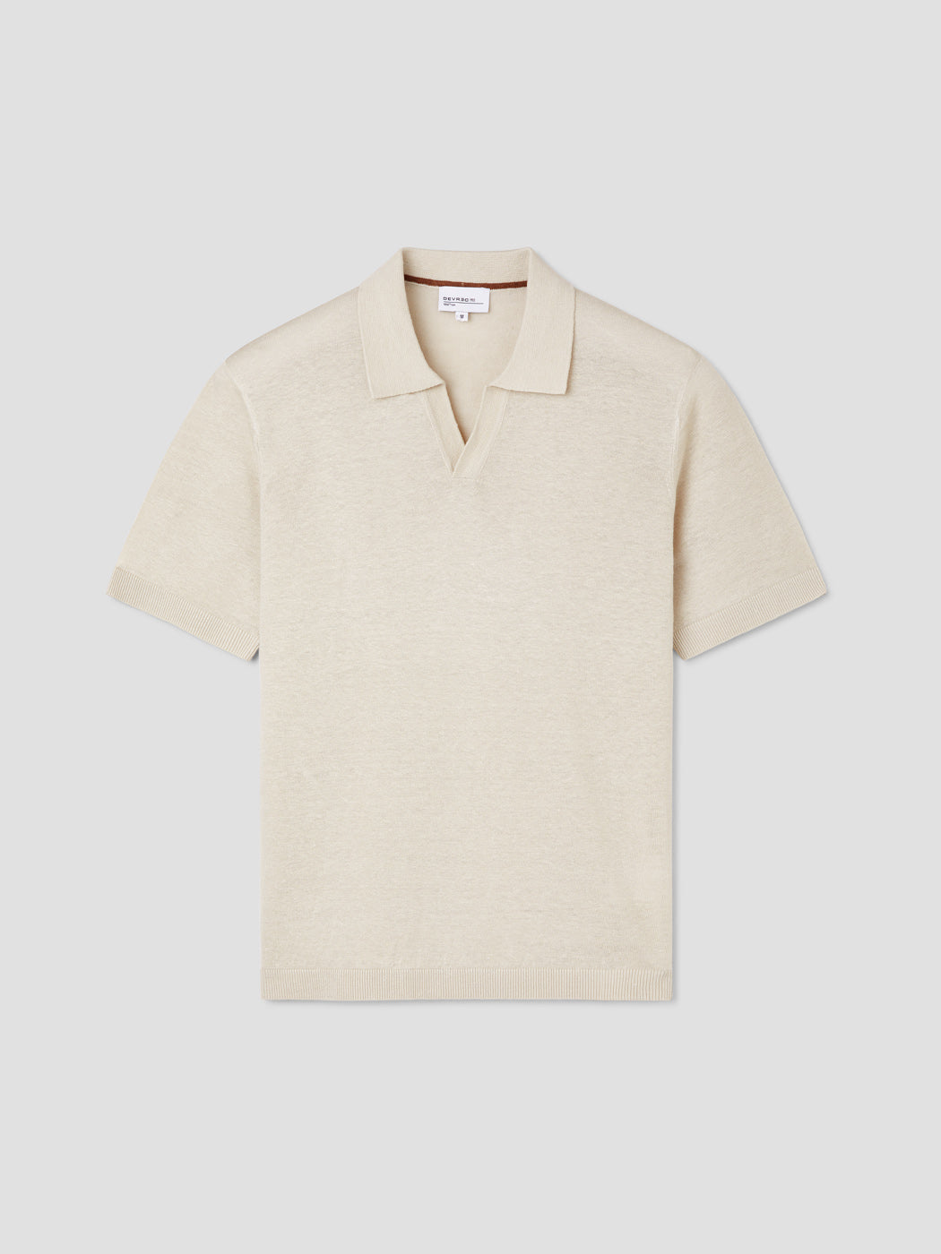 Polo col ouvert en lin - DEVRED 1902