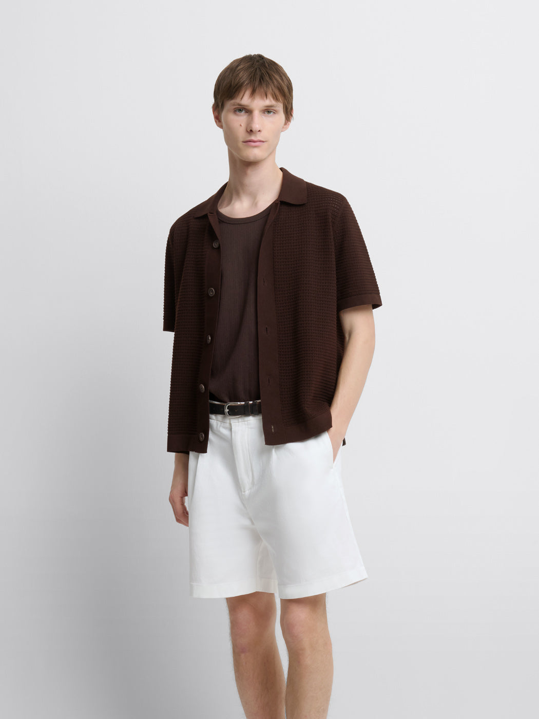 Chemise manches courtes en maille - DEVRED 1902