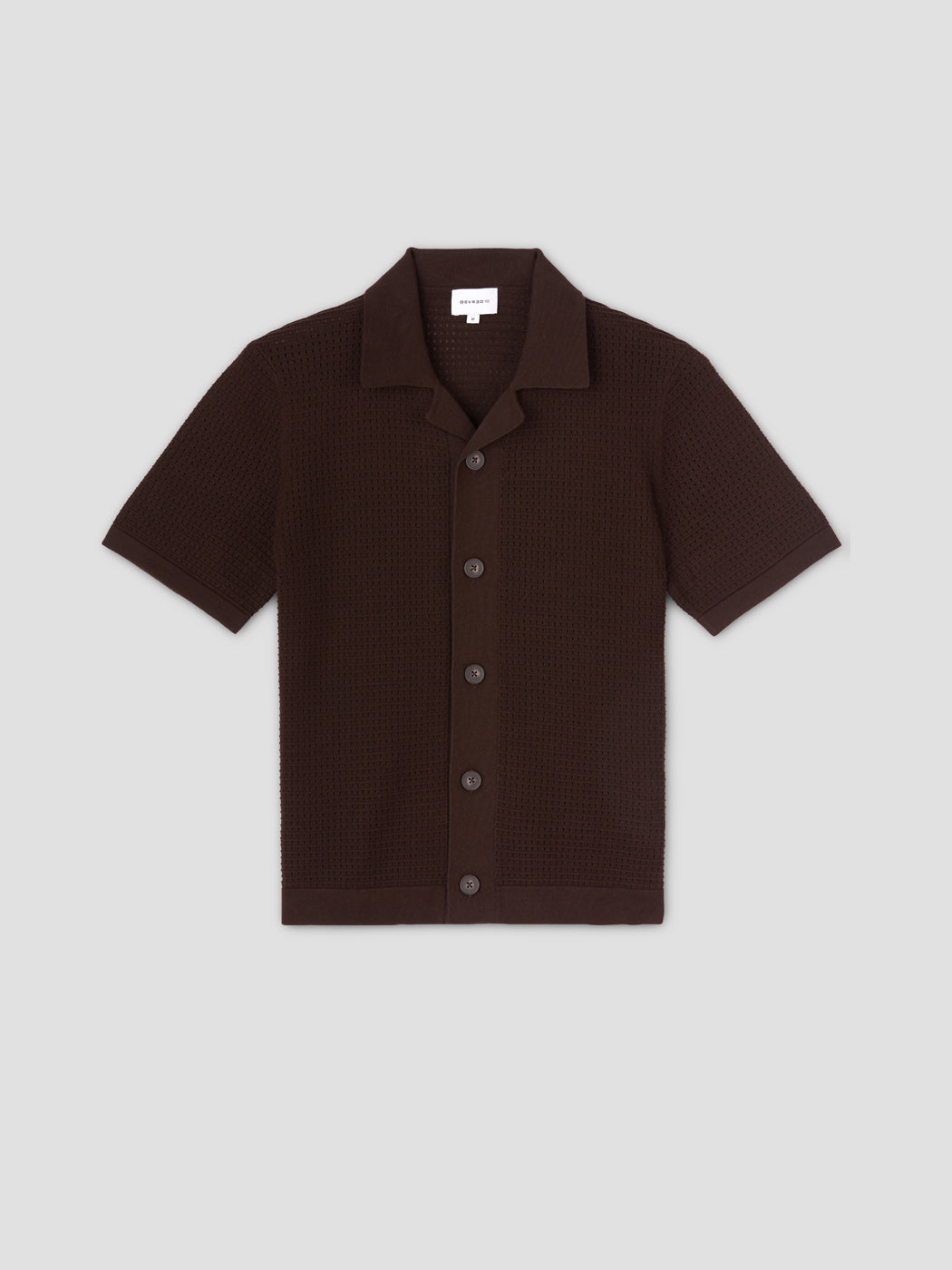 Chemise manches courtes en maille - DEVRED 1902