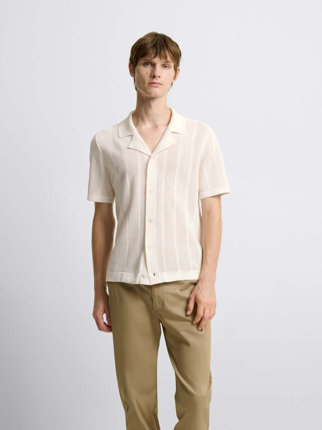 Chemise en maille col boutonné - DEVRED 1902
