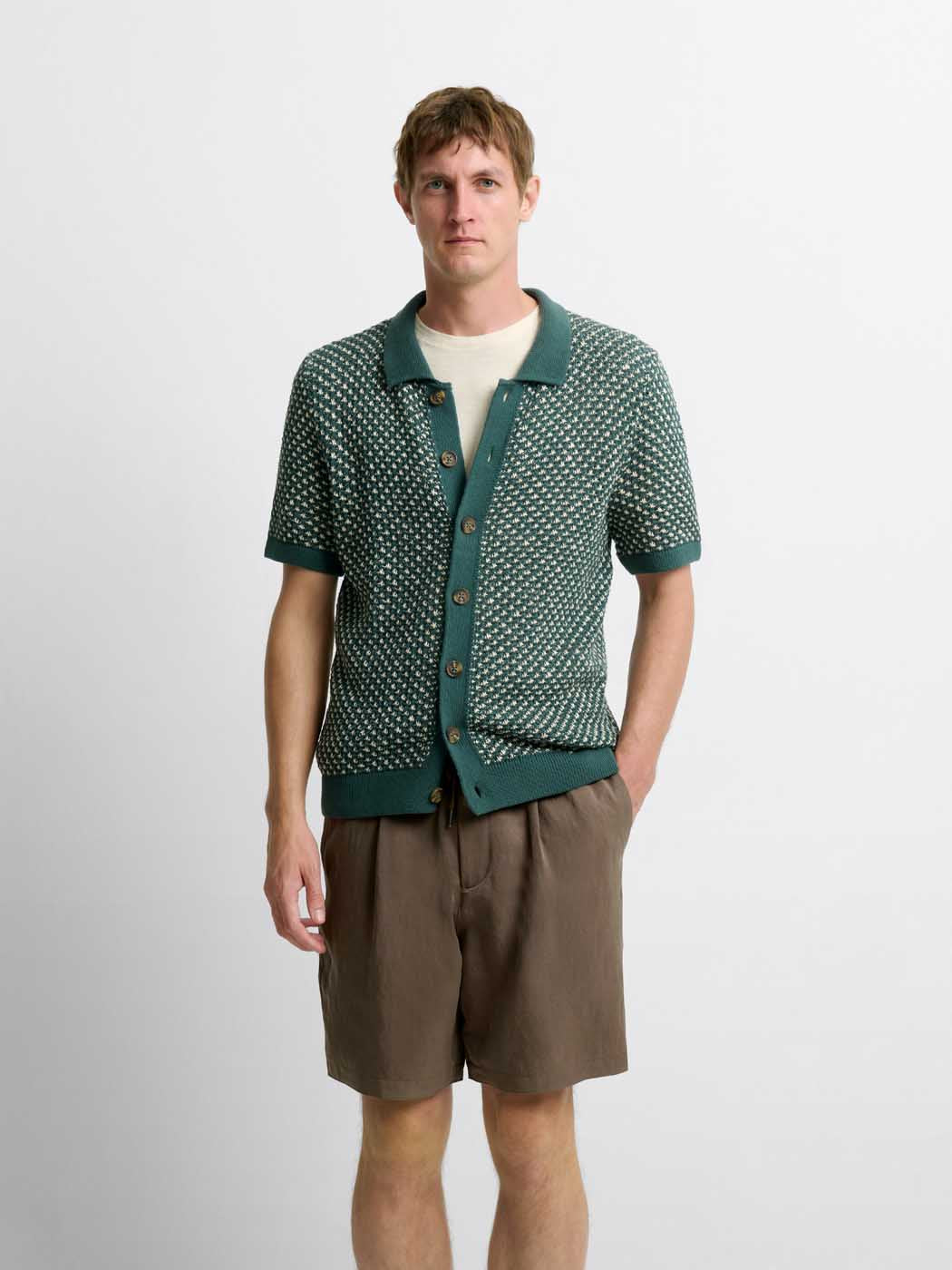Chemise en maille bicolore - DEVRED 1902
