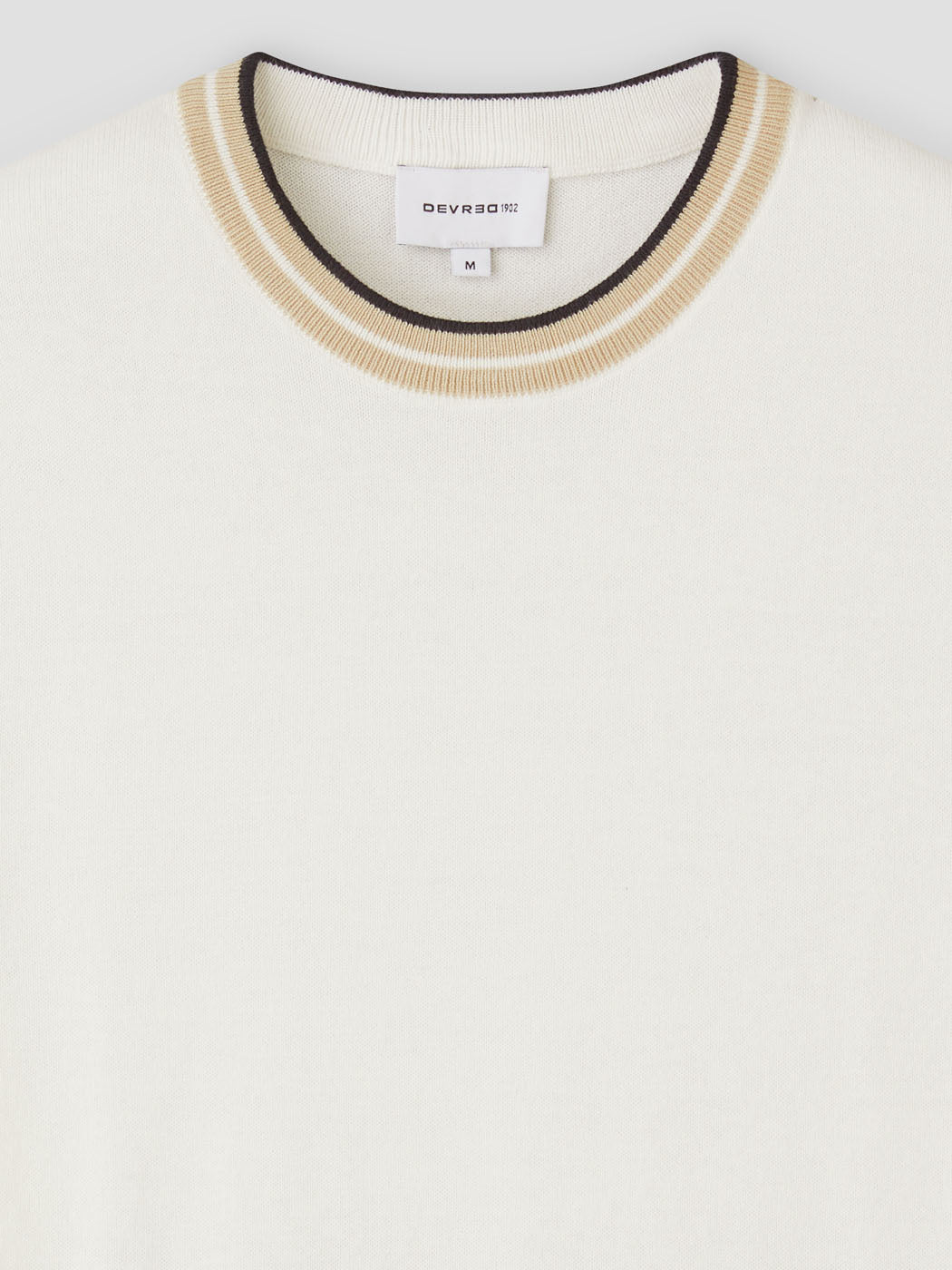 T-shirt maille col rond en coton - DEVRED 1902