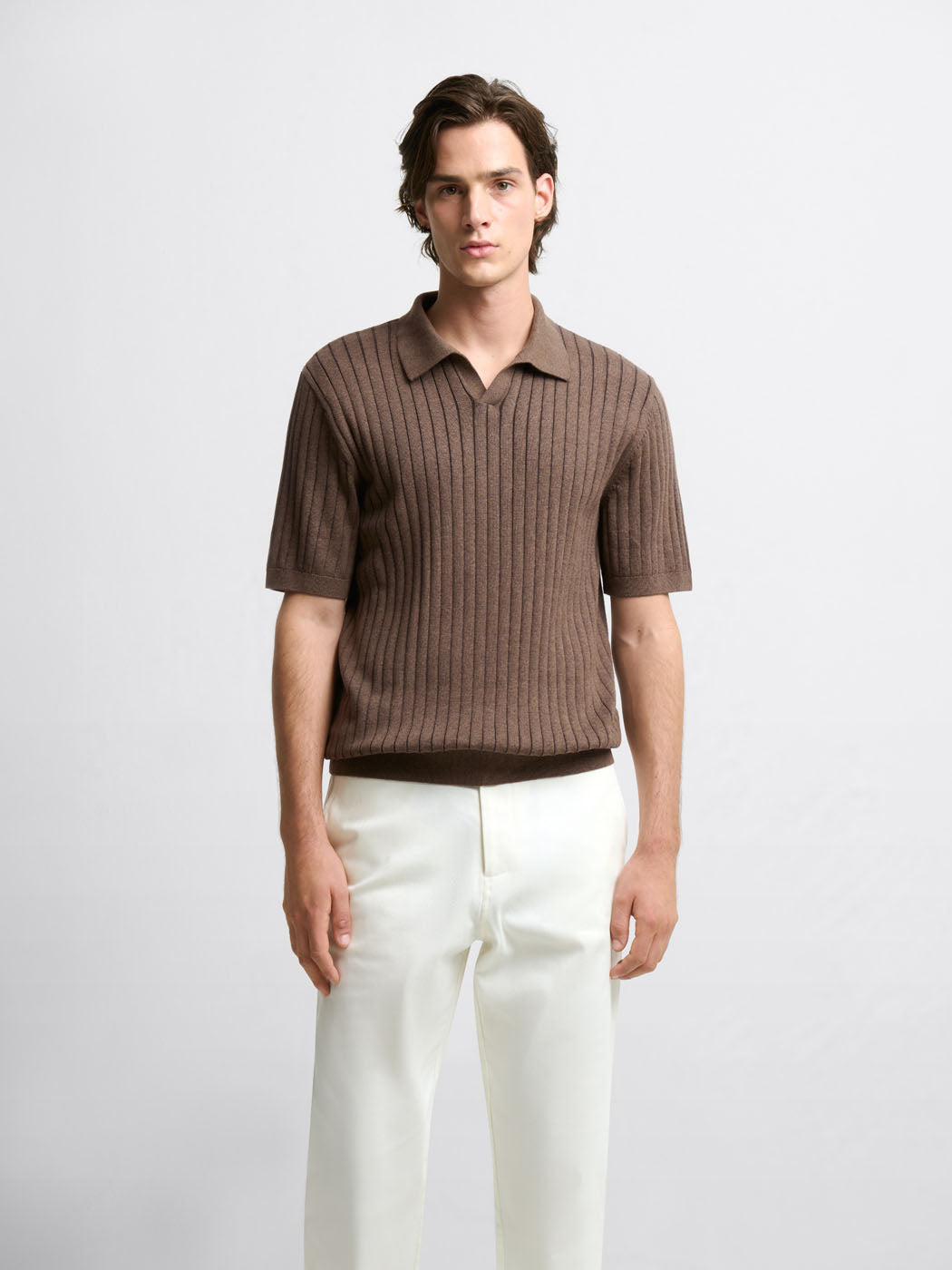 Polo maille en coton - L'atelier