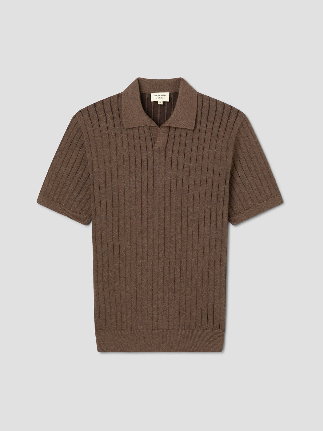 Polo maille col ouvert en coton - DEVRED 1902