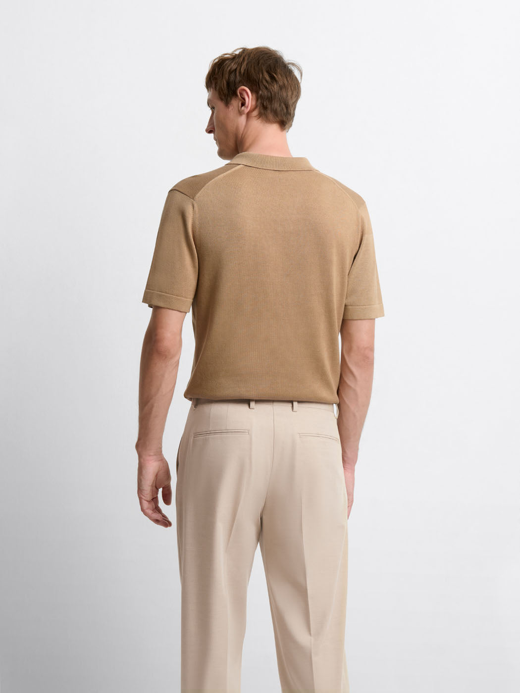 Polo maille col ouvert en jersey - DEVRED 1902