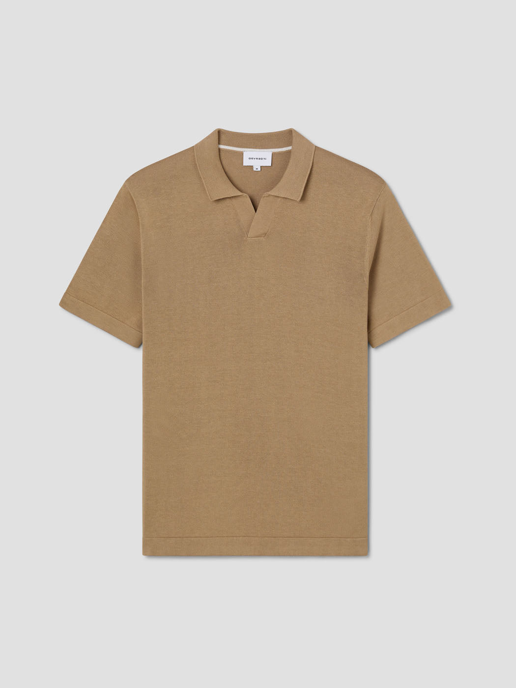 Polo maille col ouvert en jersey - DEVRED 1902