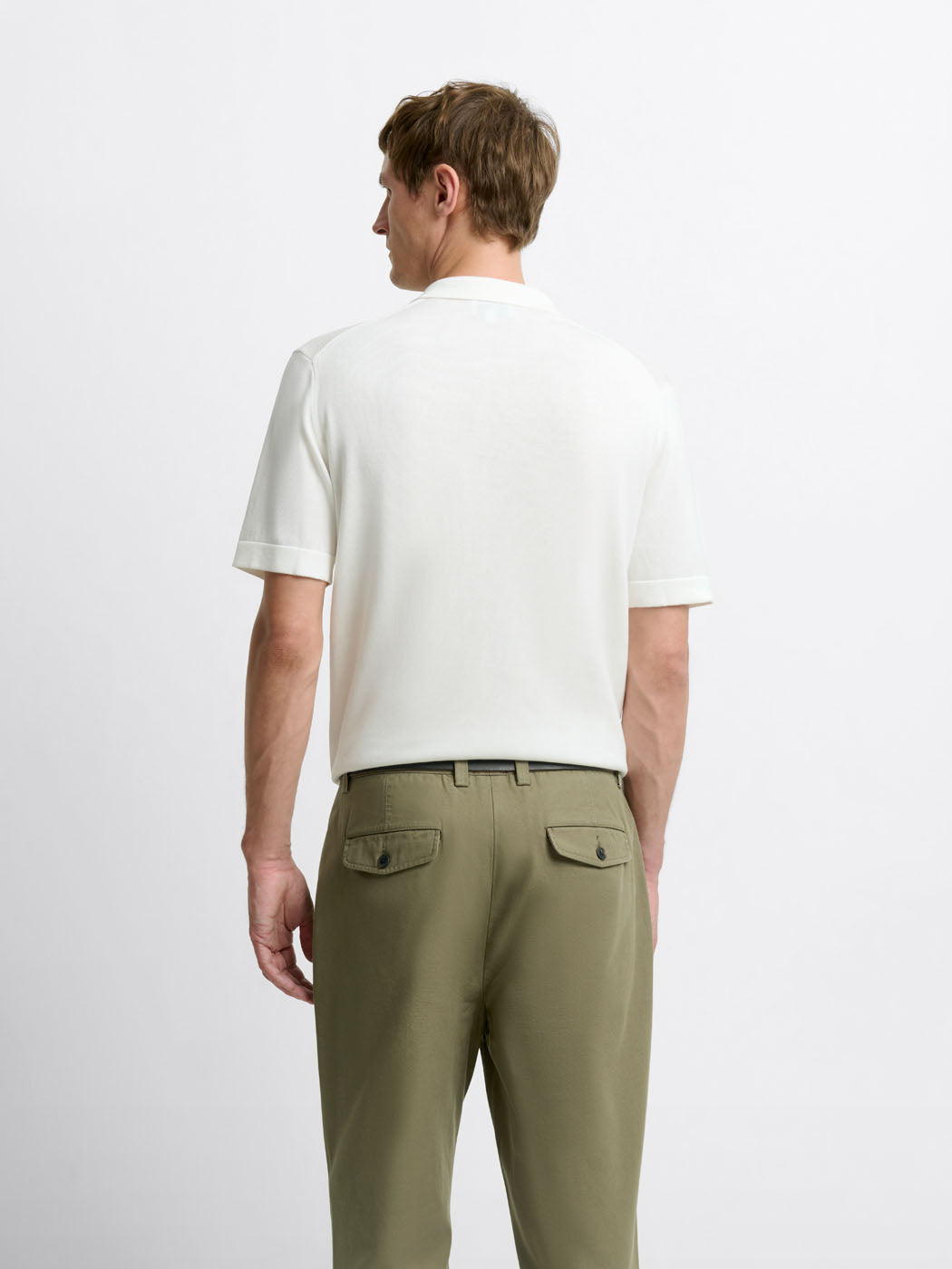 Polo maille col ouvert en jersey - DEVRED 1902