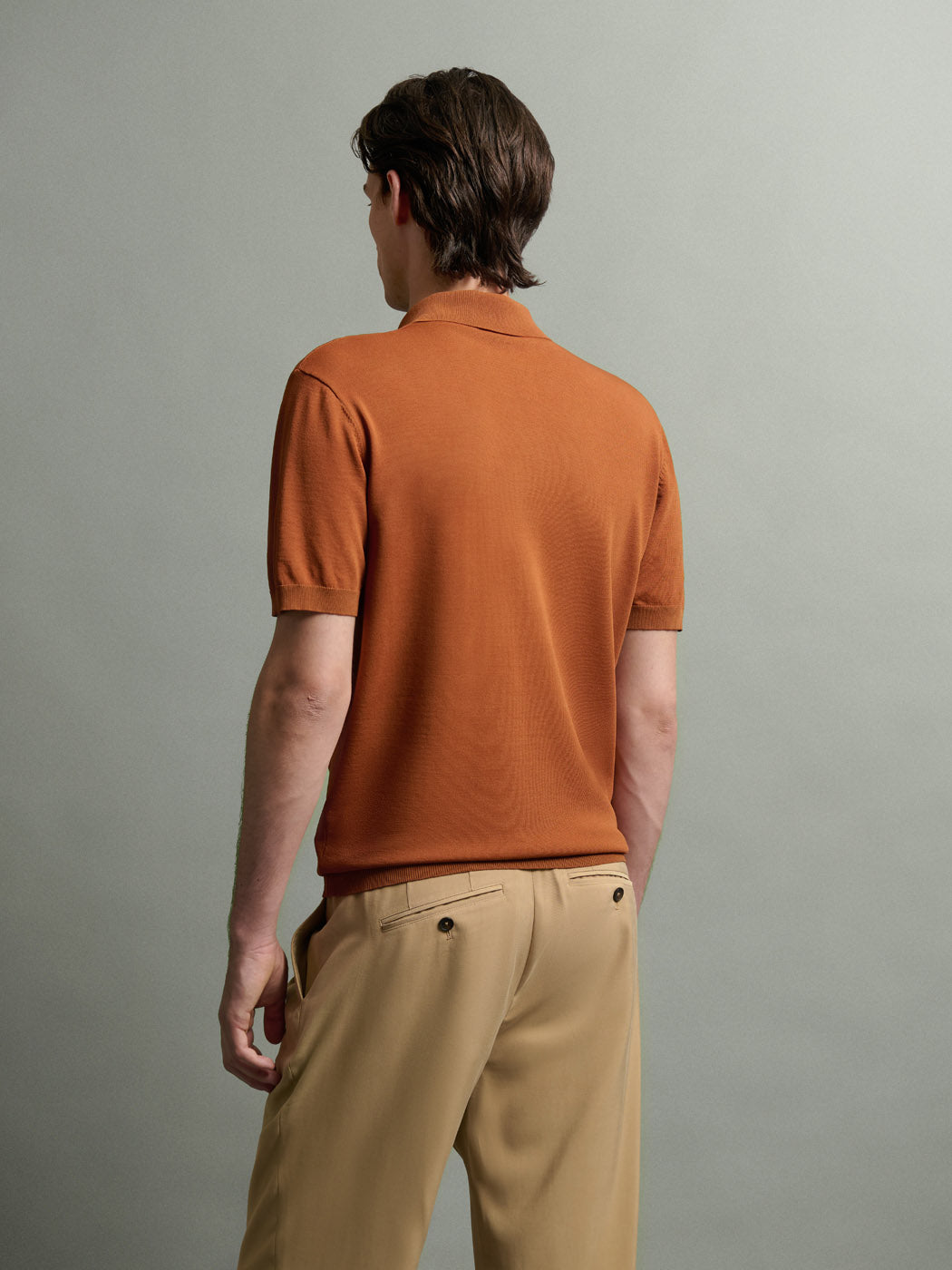 Polo col boutonné en maille jersey - DEVRED 1902