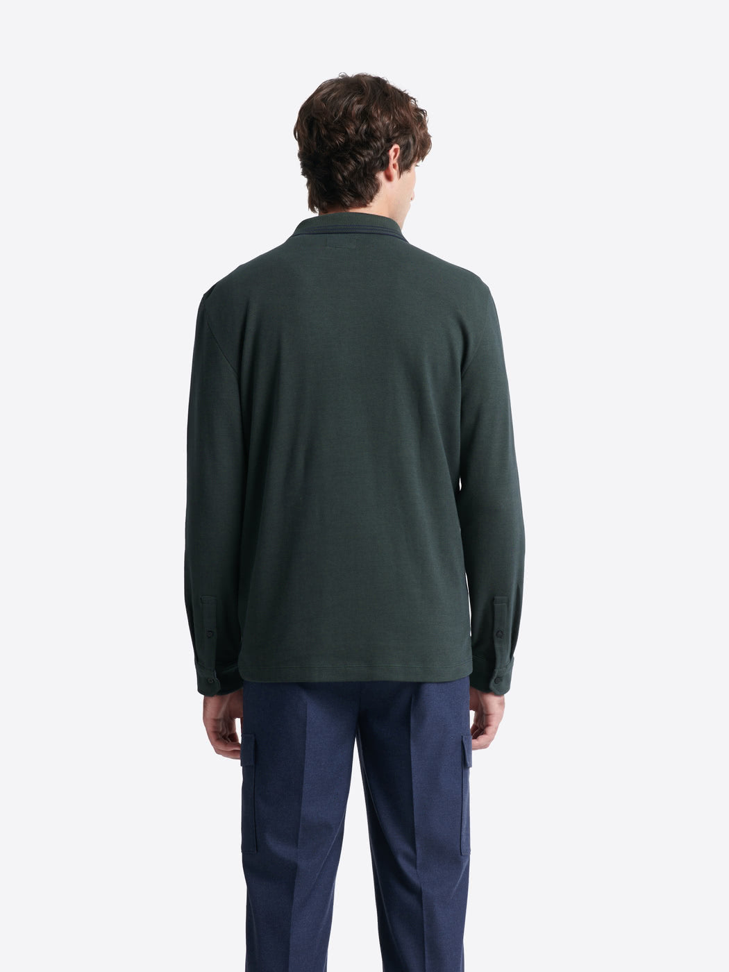 Polo manches longues 100% coton - DEVRED 1902