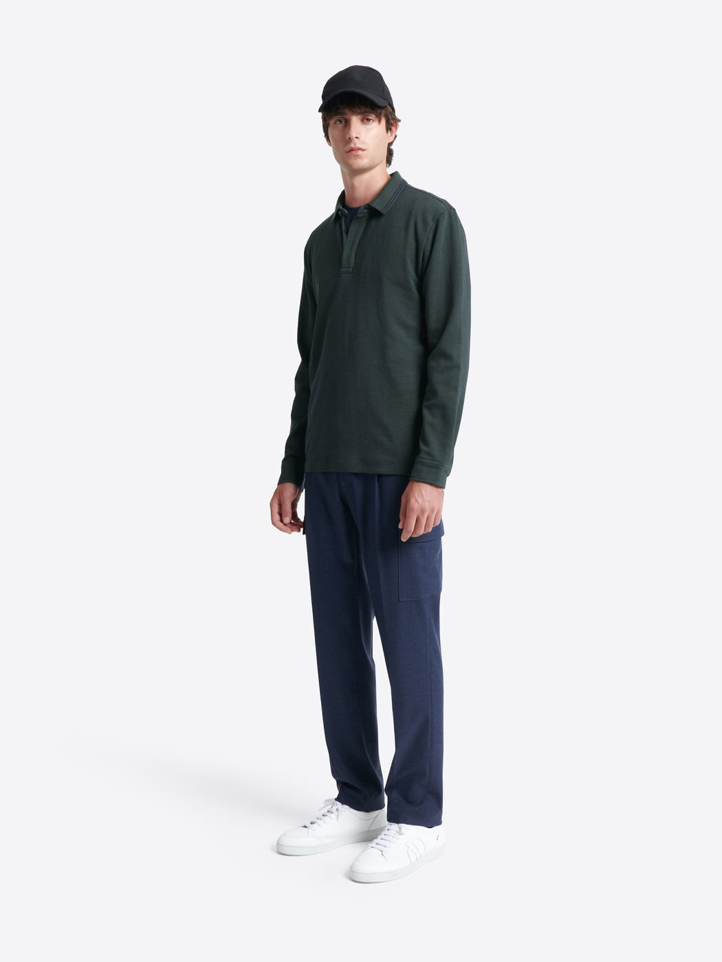 Polo manches longues 100% coton - DEVRED 1902