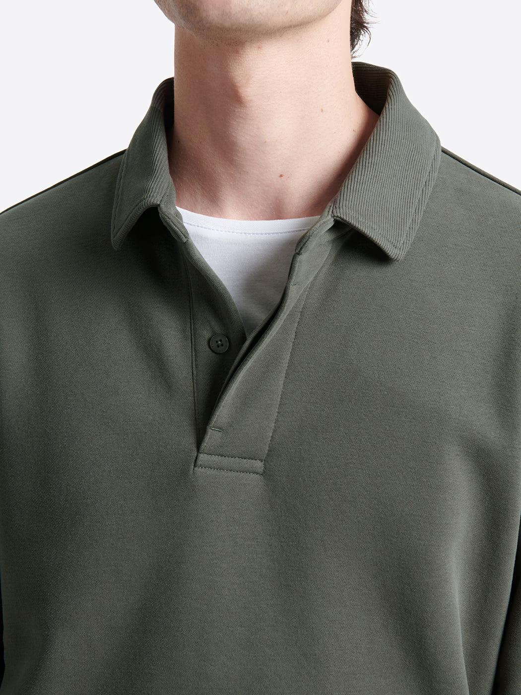Polo manches longues en coton - DEVRED 1902