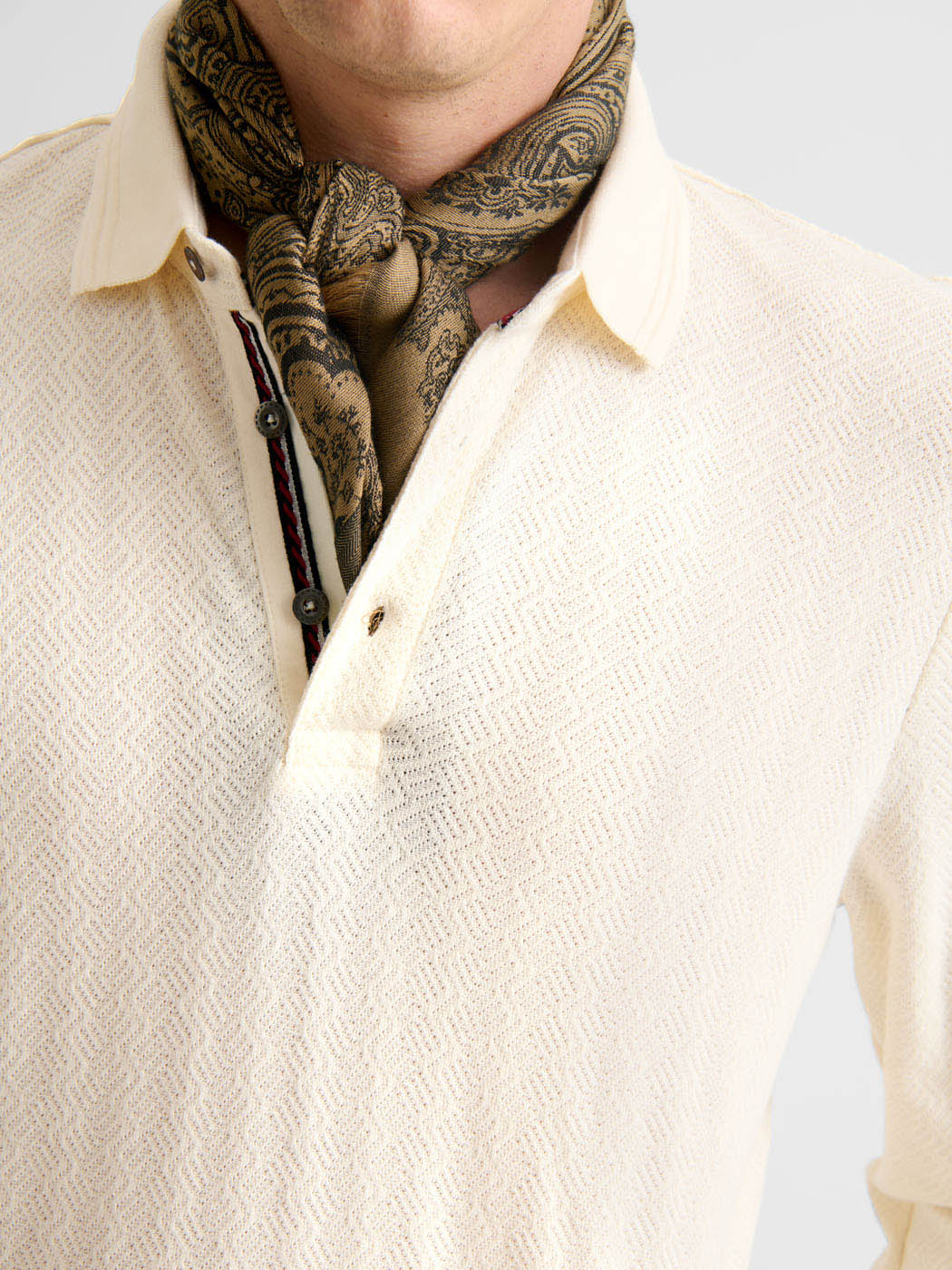 Polo boutonné en coton - DEVRED 1902