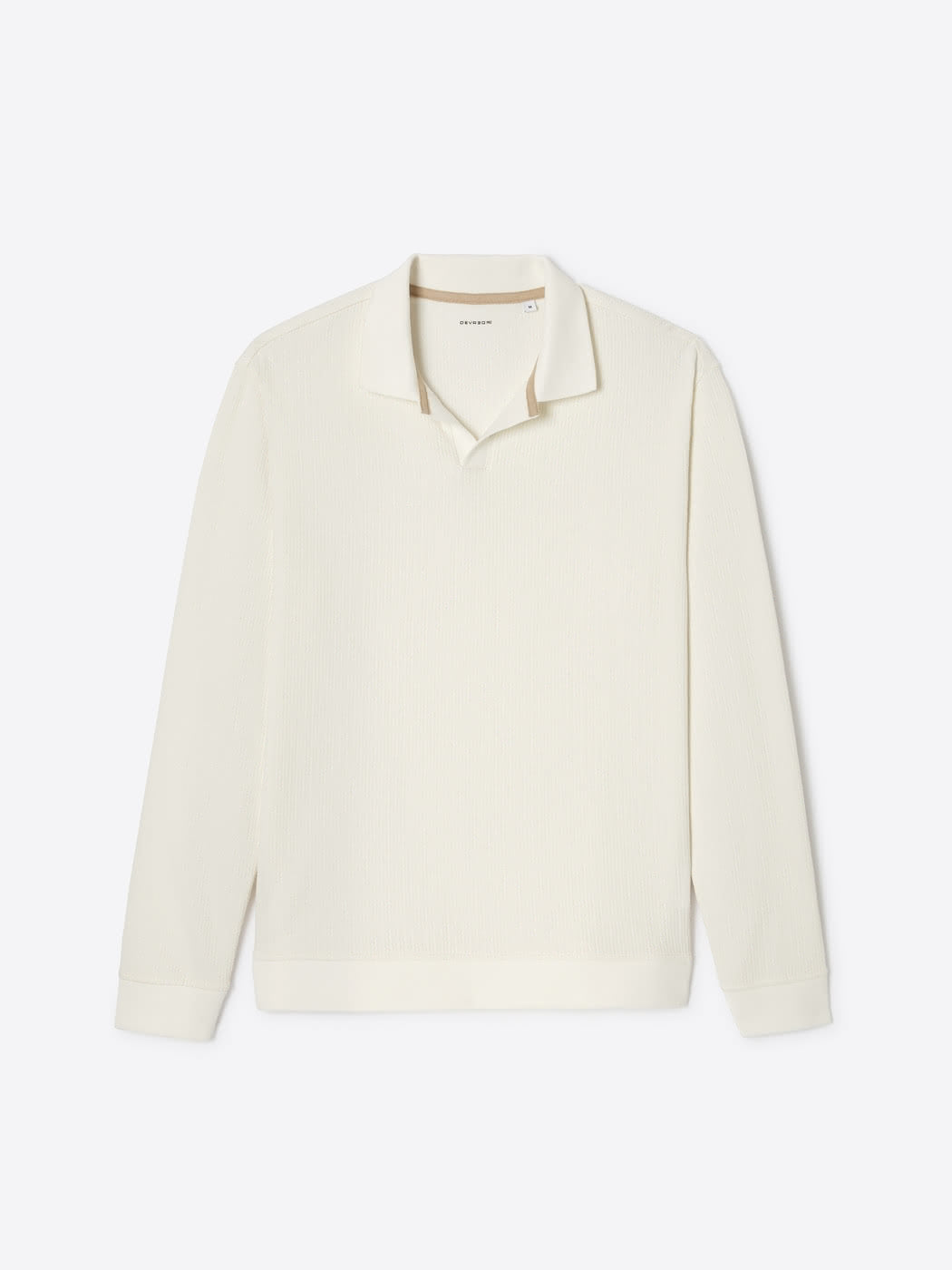 Polo manches longues en coton - DEVRED 1902