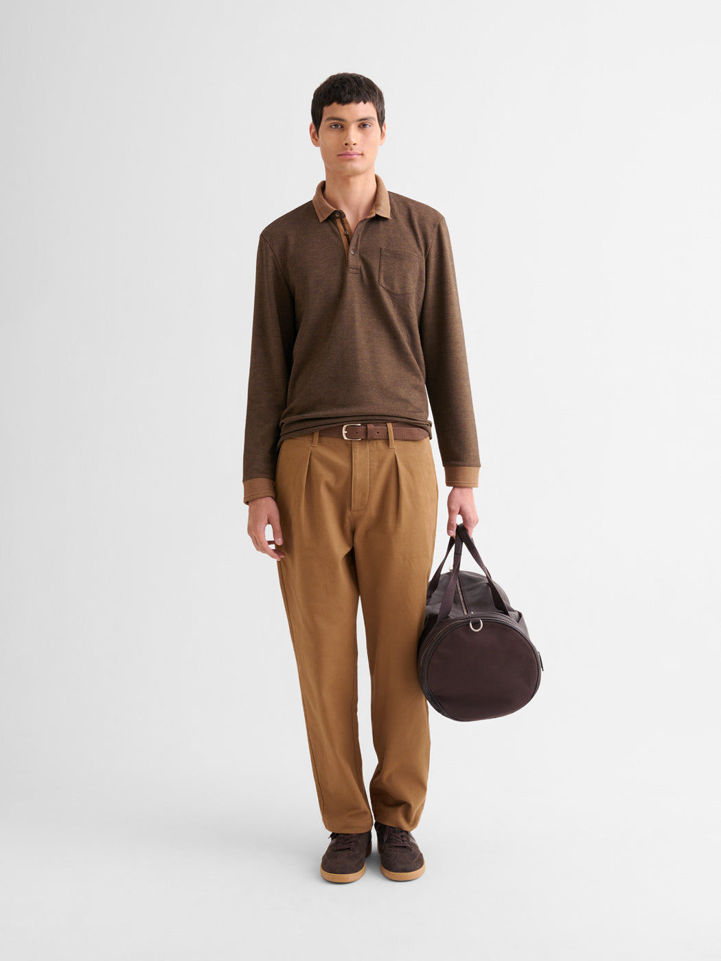 Polo boutonné chiné - DEVRED 1902