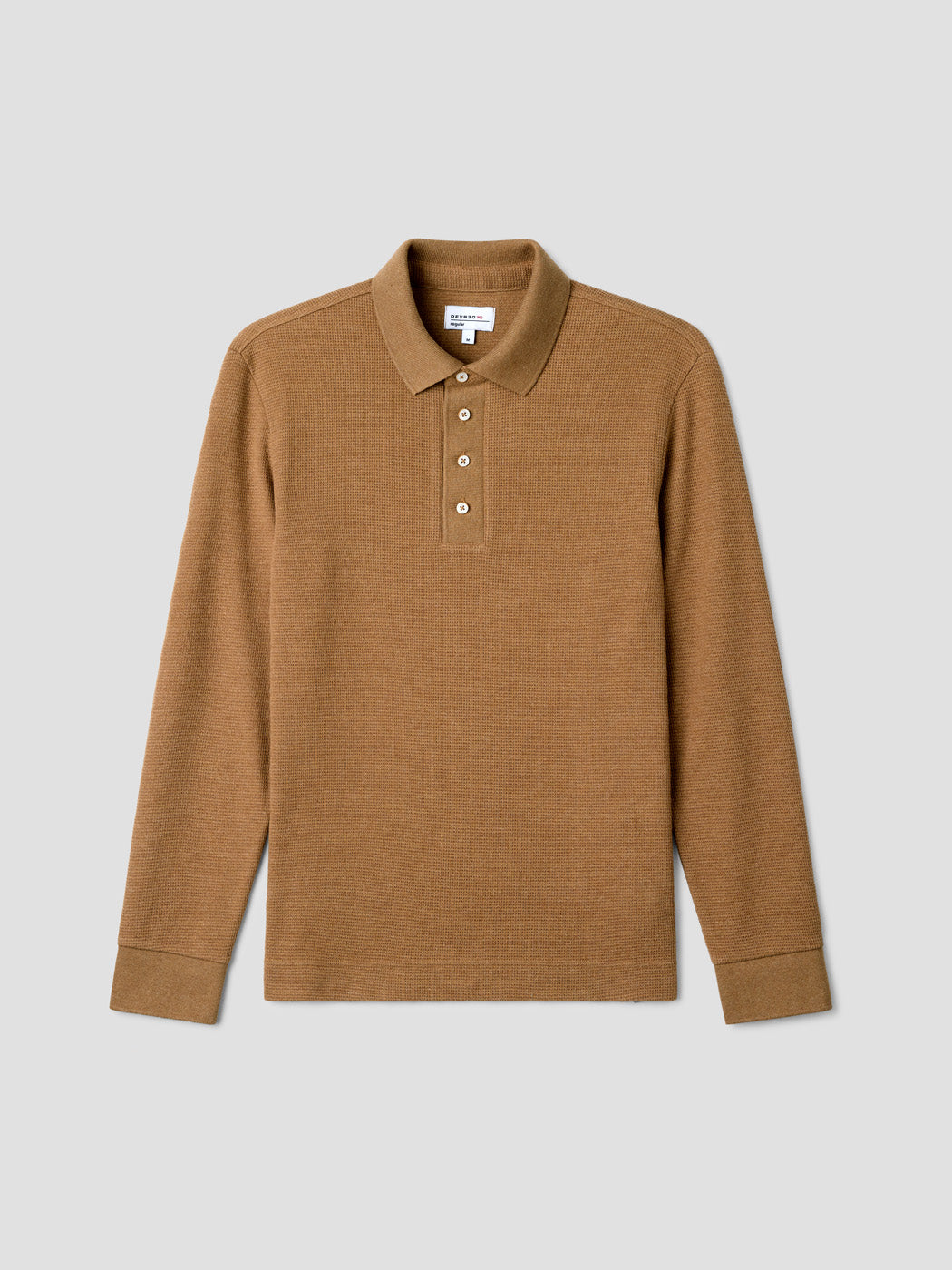 Polo manches longues col boutonné - DEVRED 1902