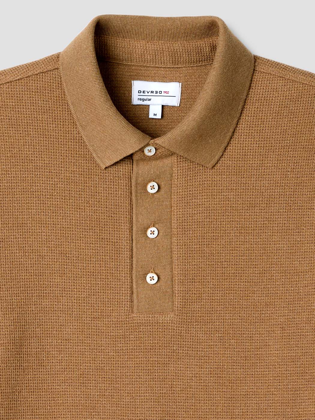 Polo manches longues col boutonné - DEVRED 1902