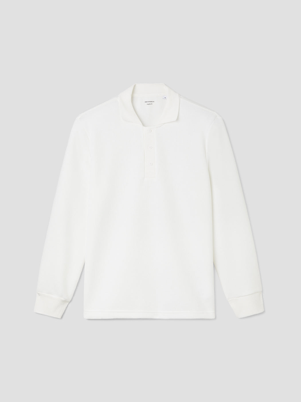 Polo manches longues col boutonné - DEVRED 1902
