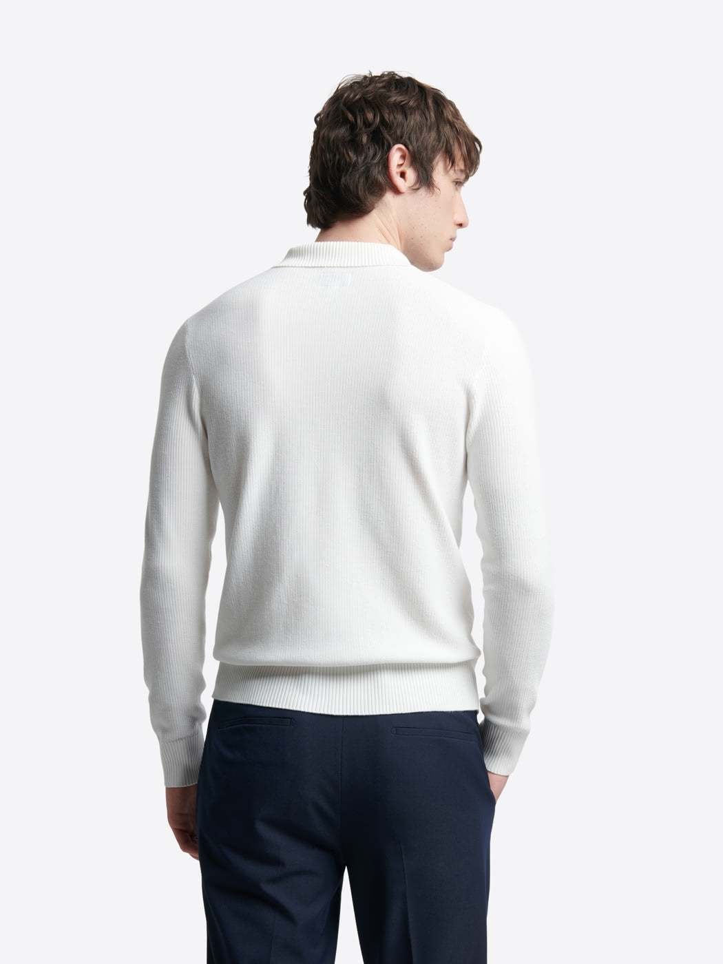 Pull polo col boutonné viscose certifiée - DEVRED 1902