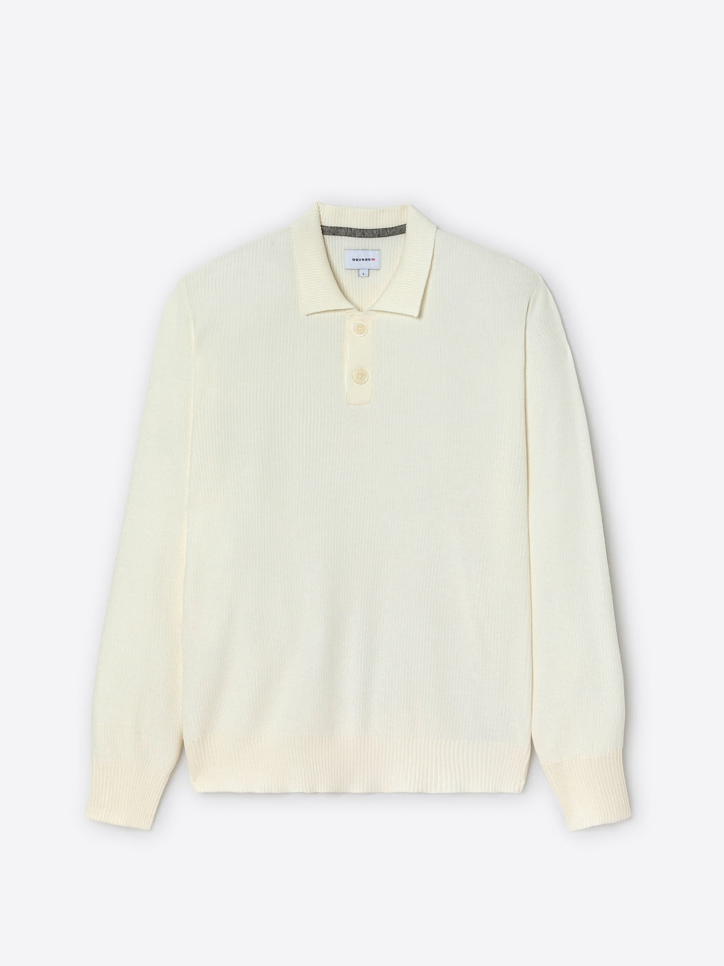 Pull polo col boutonné viscose certifiée - DEVRED 1902