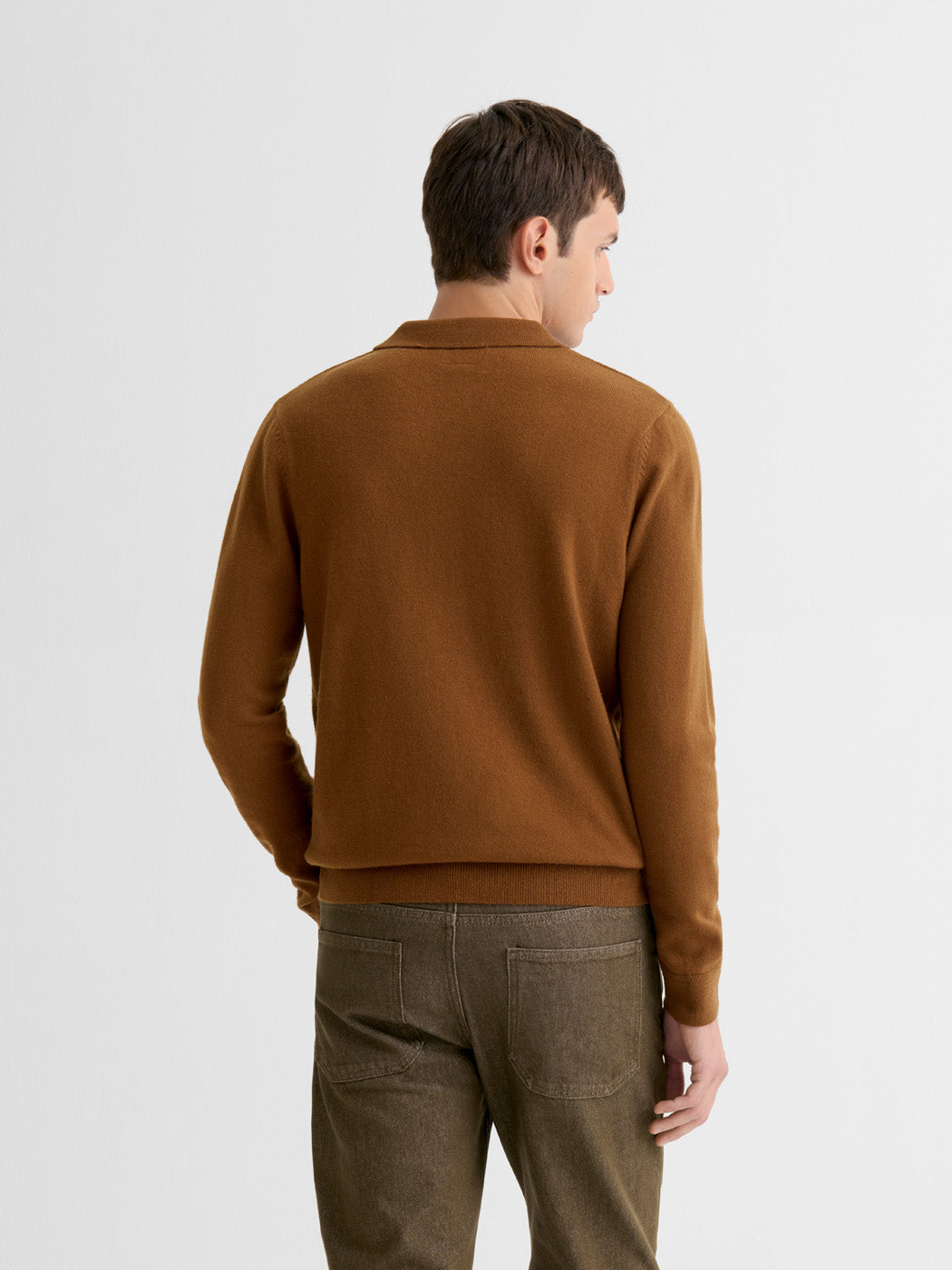 Pull col ouvert en laine et cachemire - DEVRED 1902