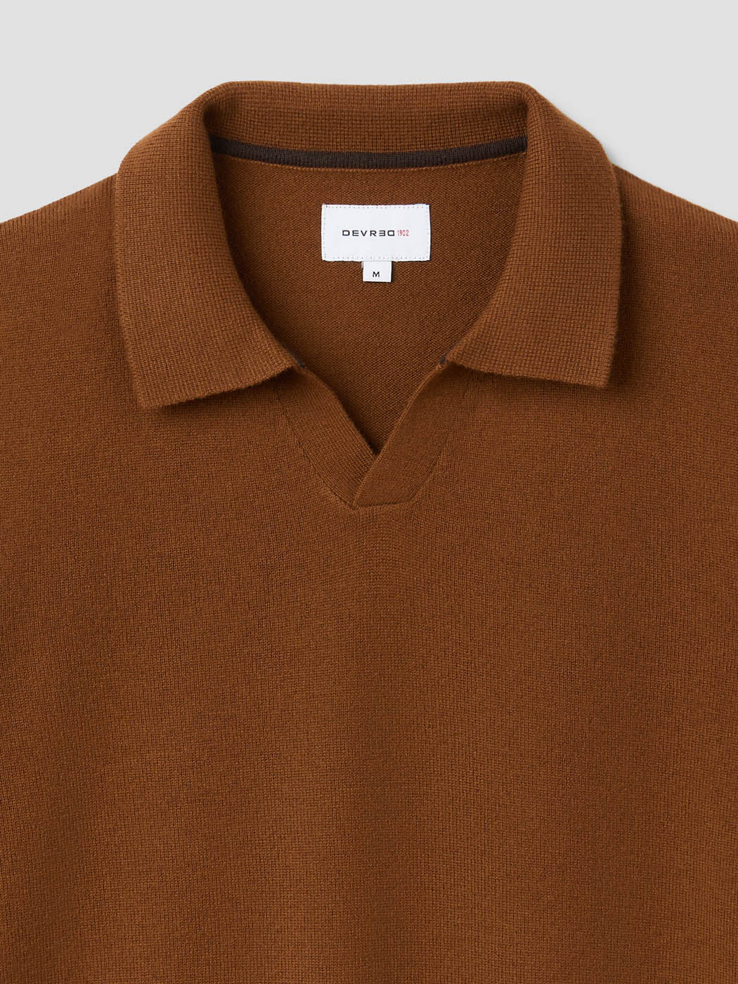 Pull col ouvert en laine et cachemire - DEVRED 1902