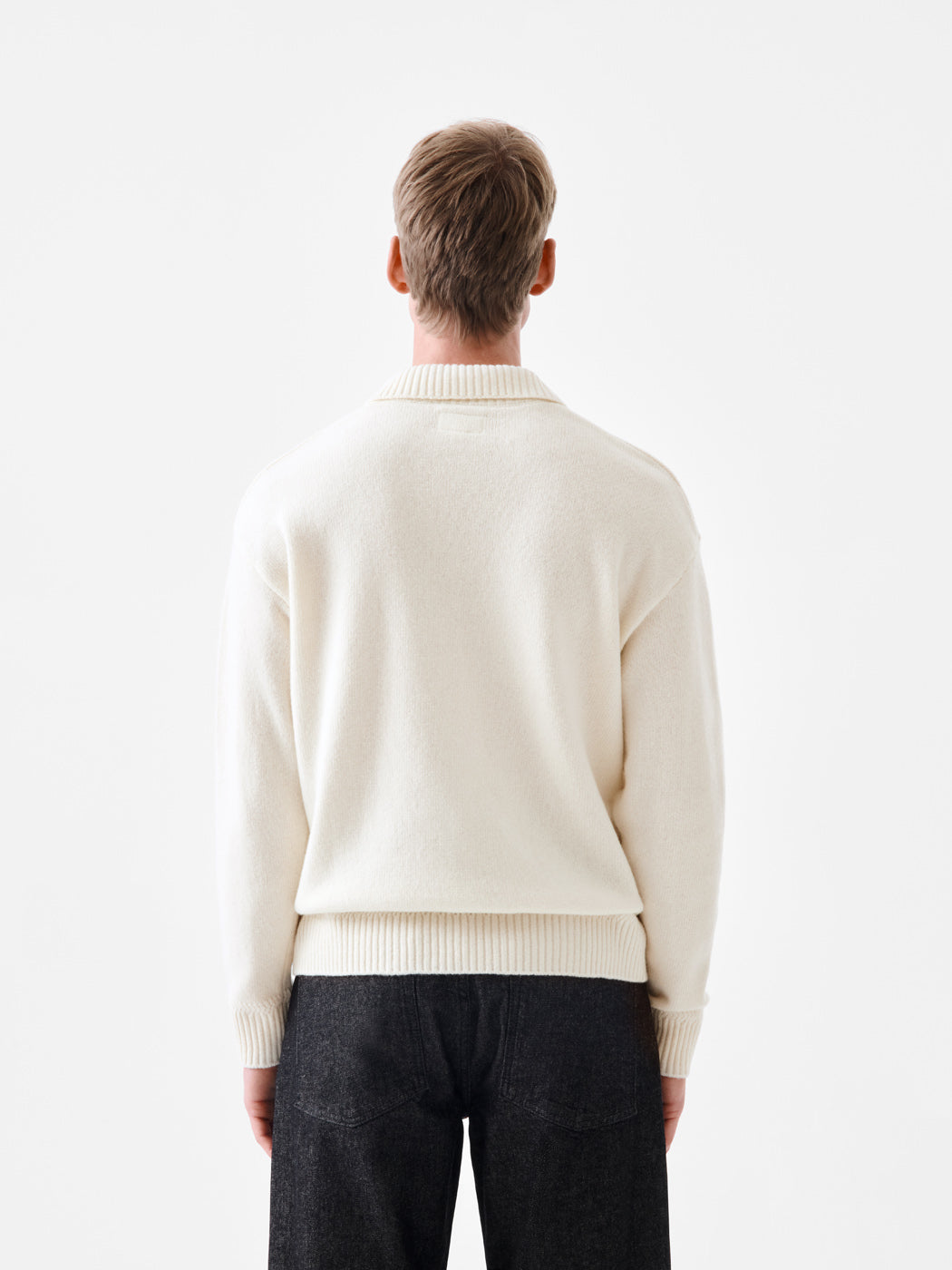 Pull double col polo ouvert - L'atelier - DEVRED 1902