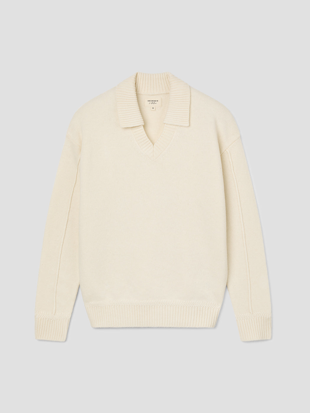 Pull double col polo ouvert - L'atelier - DEVRED 1902