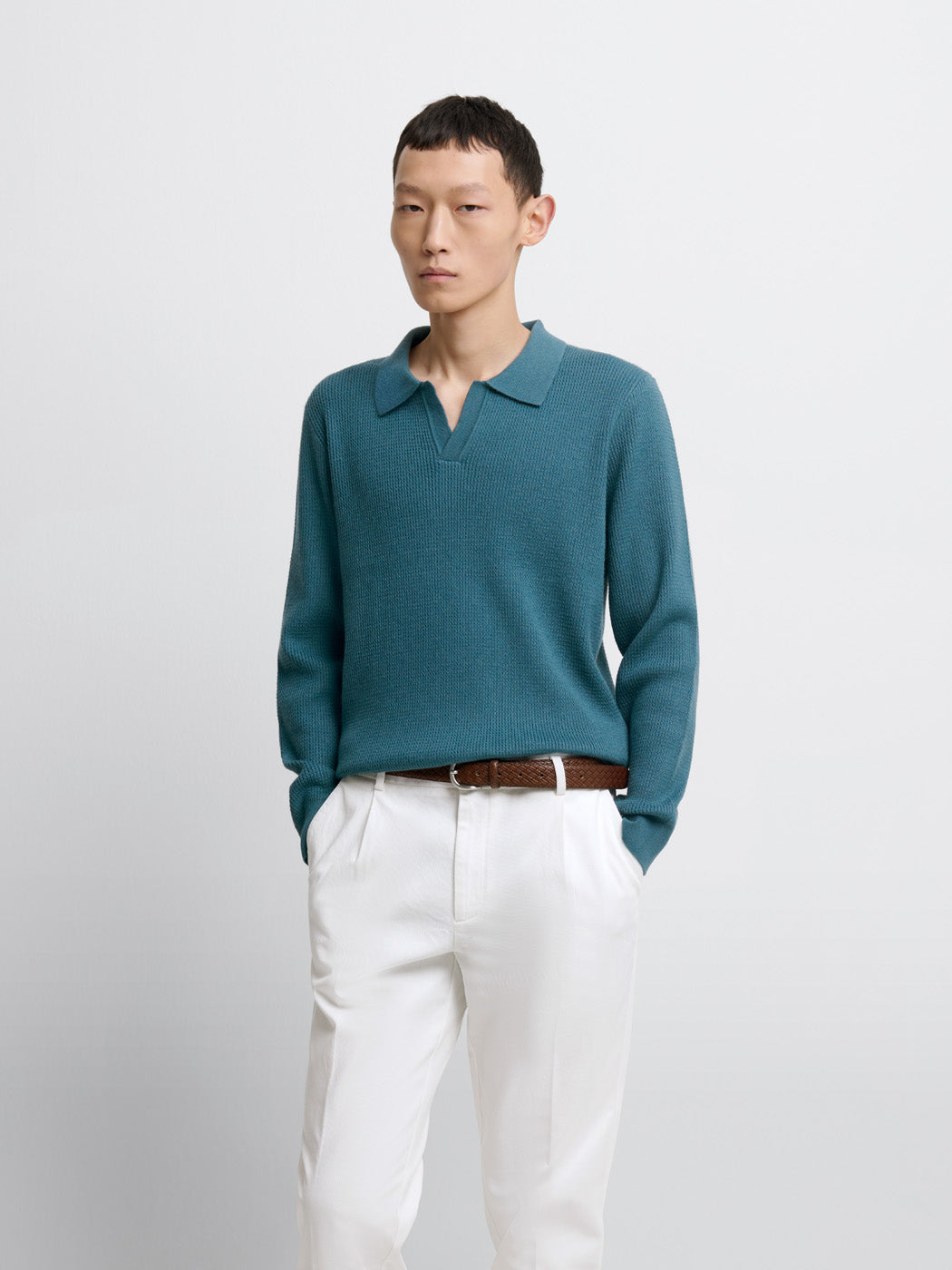 Pull col polo ouvert - DEVRED 1902