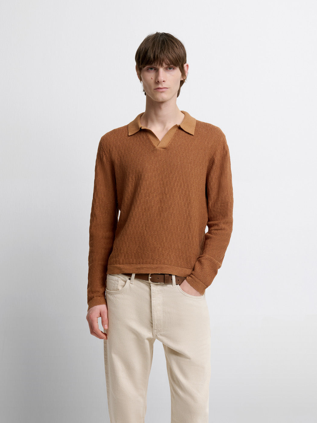 PULL COL POLO HOMME - DEVRED 1902