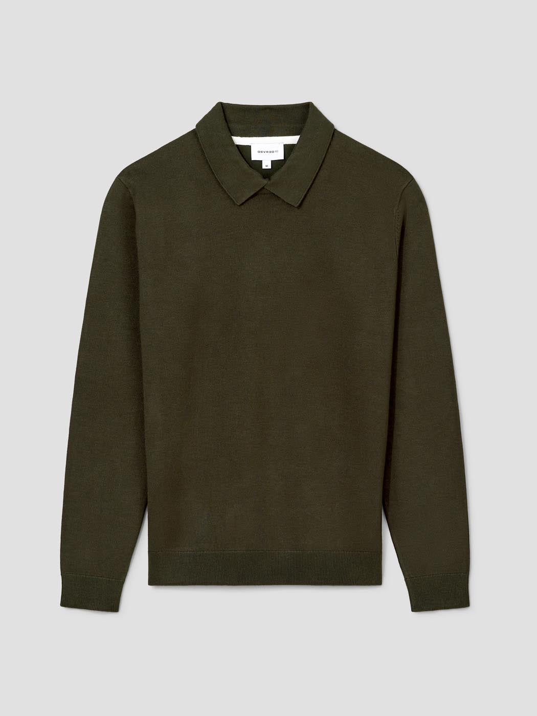 Pull col polo viscose certifiée mélangée - DEVRED 1902