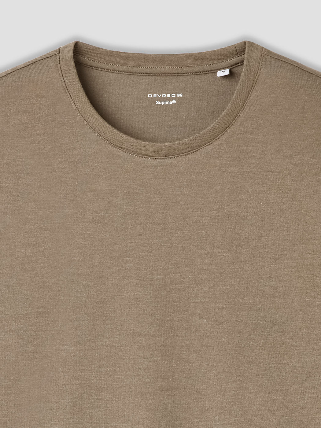 T-shirt manches longues col rond Supima® - DEVRED 1902