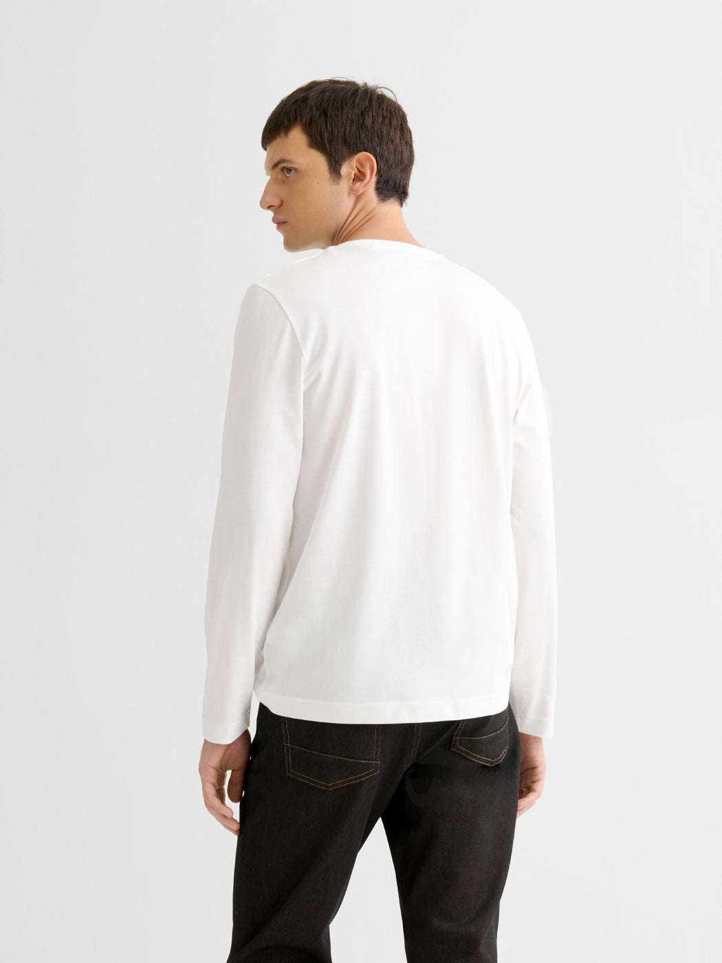 T-shirt manches longues col rond Supima® - DEVRED 1902