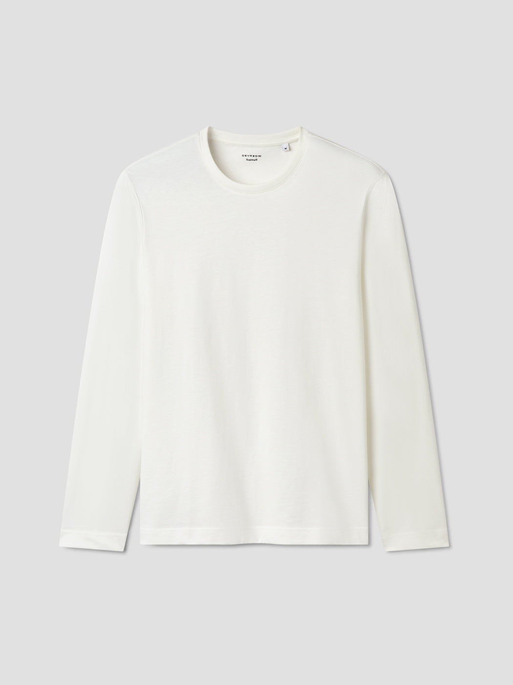 T-shirt manches longues col rond Supima® - DEVRED 1902