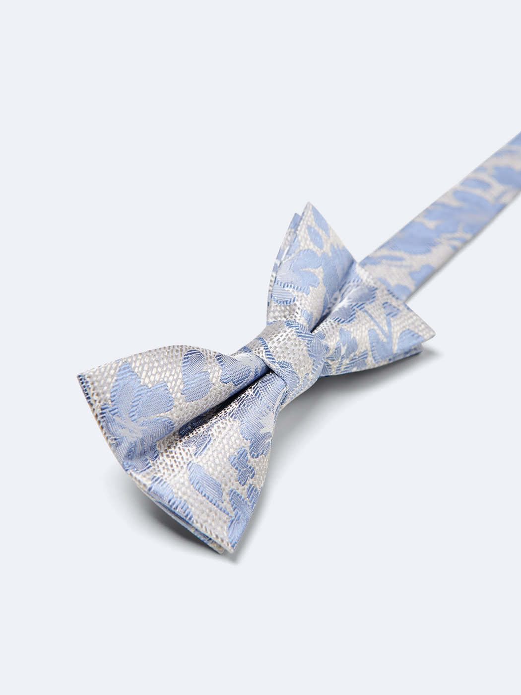 Noeud papillon 100% soie fleuri - DEVRED 1902