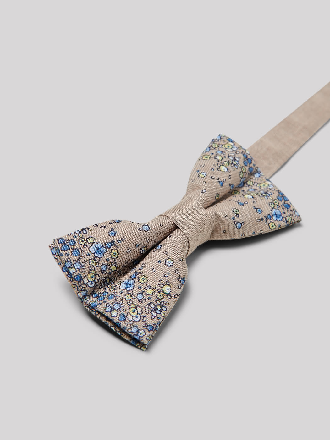 Noeud papillon en lin fleuri - DEVRED 1902