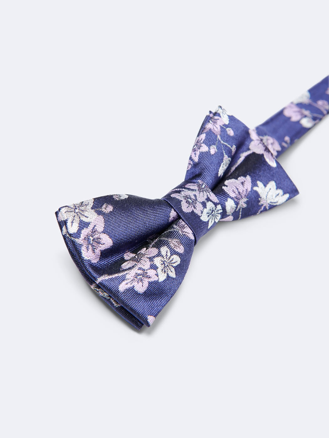 Noeud papillon en soie mélangée fleuri - DEVRED 1902