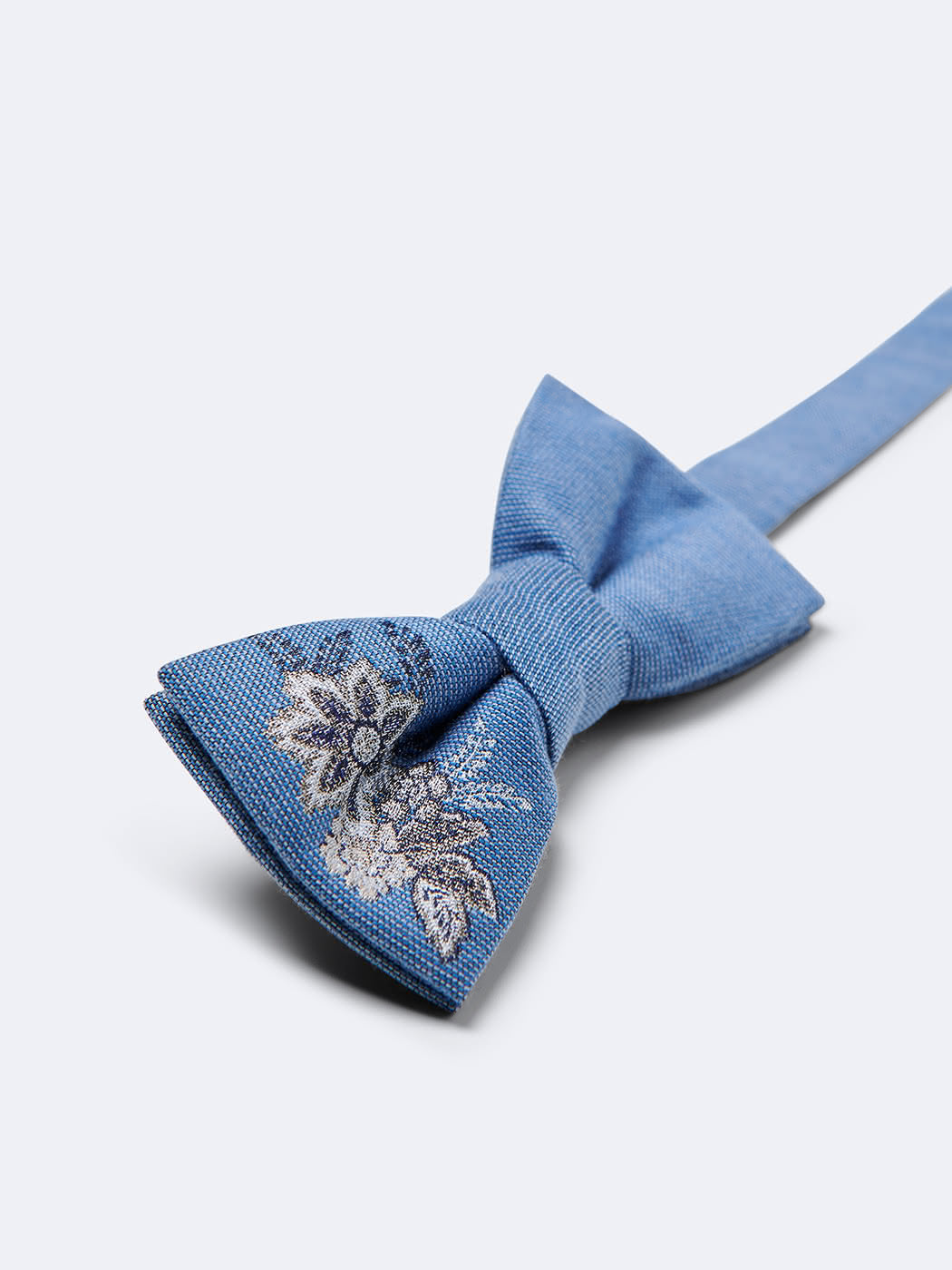 Noeud papillon en soie mélangée fleuri - DEVRED 1902