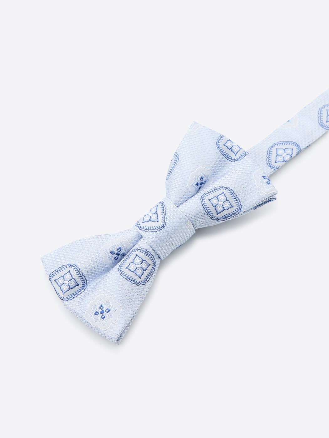 Nœud papillon à motif en soie mélangée - DEVRED 1902