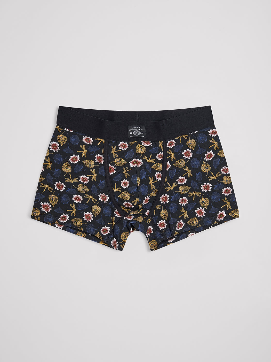 Boxer shorty fleuri en coton - DEVRED 1902
