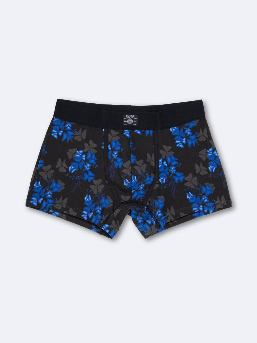 Boxer fleuri en coton élasthanne - DEVRED 1902