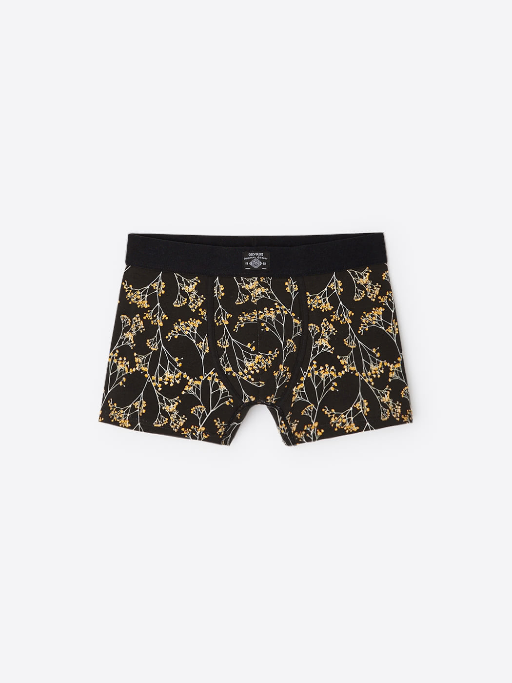 Boxer fleuri en coton élasthanne - DEVRED 1902