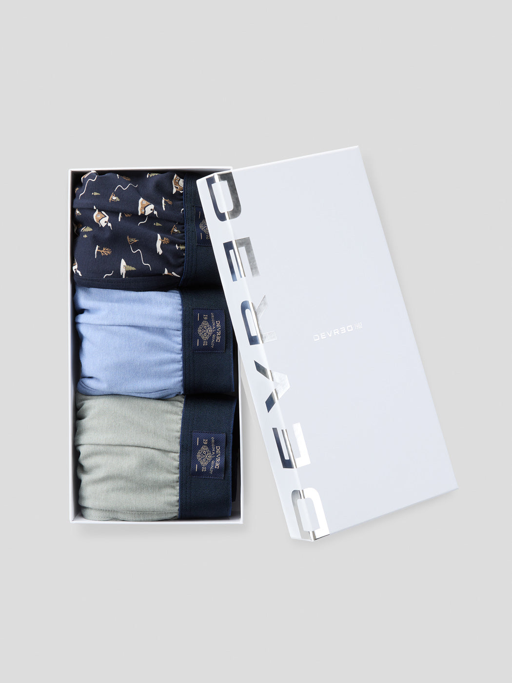 Coffret cadeau 3 boxers fantaisie - DEVRED 1902