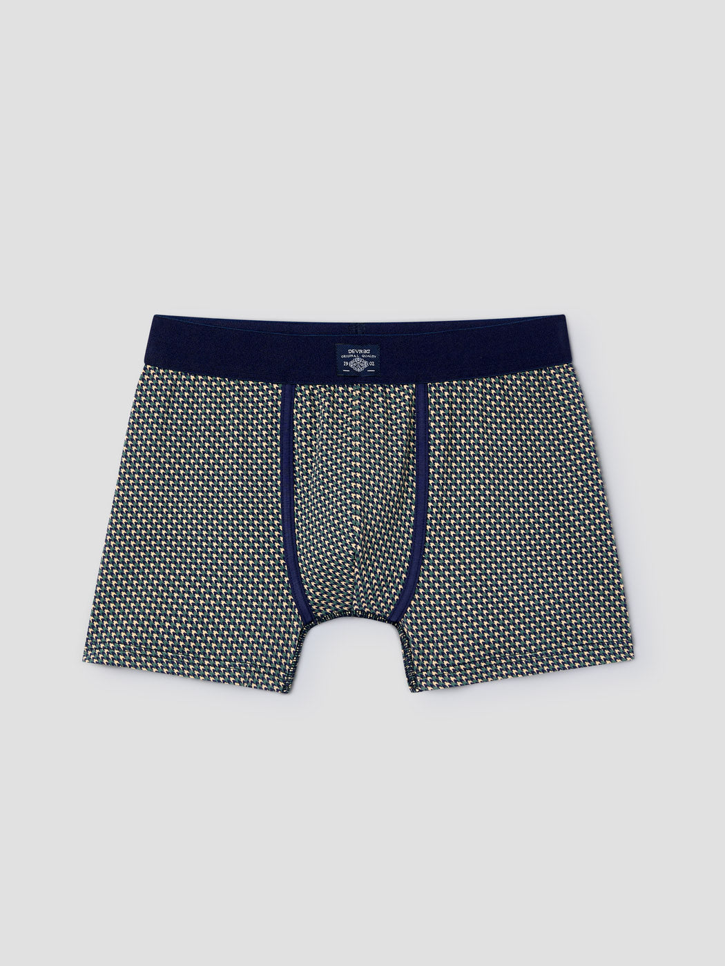 Boxer en coton élasthanne à motif - DEVRED 1902