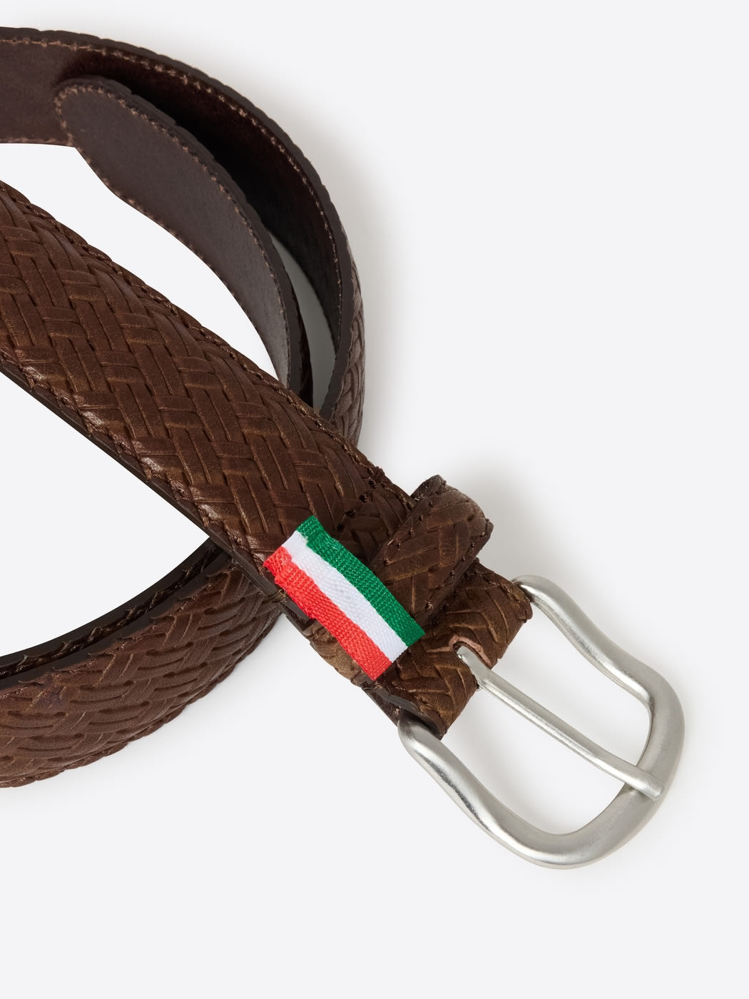 Ceinture tressée en cuir - DEVRED 1902